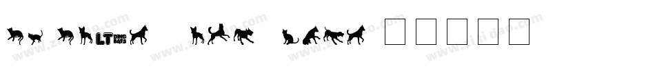CK Cats & Dogs字体转换